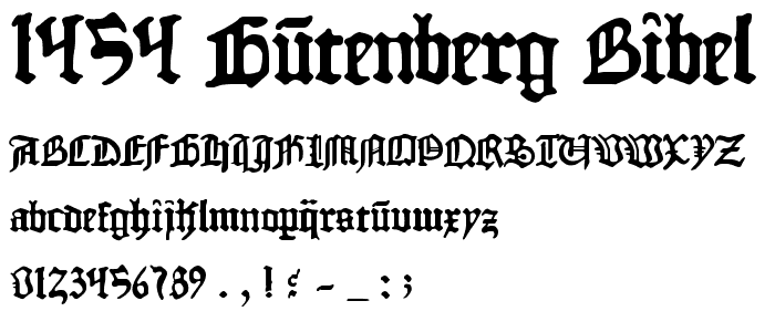 1454 Gutenberg Bibel police